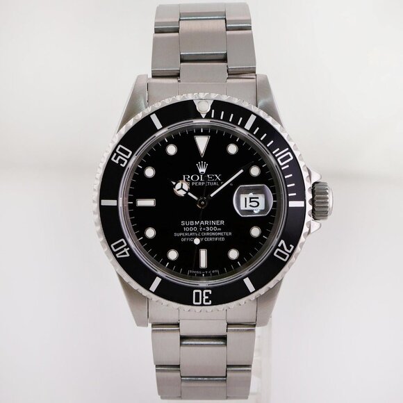 Rolex Submariner Black Men's Watch NEW WITH PAPERS!! - Picture 2 of 9